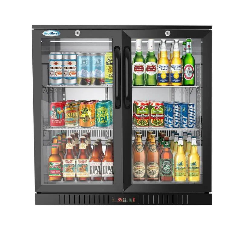 Frigorifero 2-Glass, 35 in., 7, 4 cu. ft, Nero, 7.4 cu. ft, Beverage Frigorifero