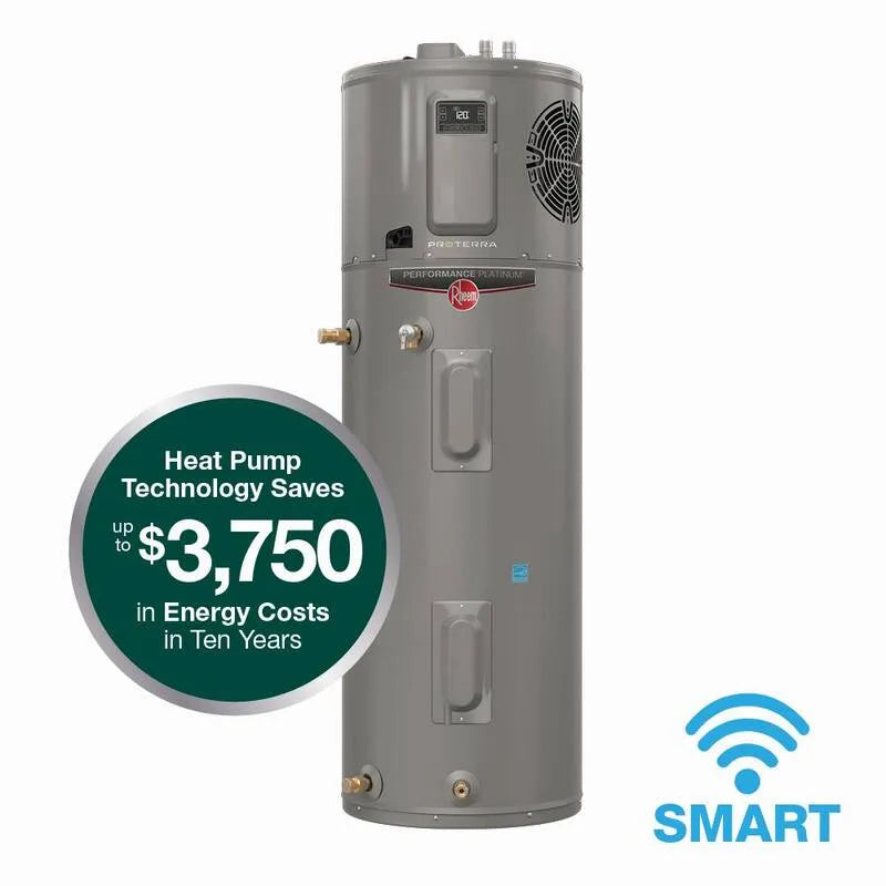 10-Year Rheem Pompa di calore ibrida ad alta efficienza intelligente da 10 anni, 40 Gal