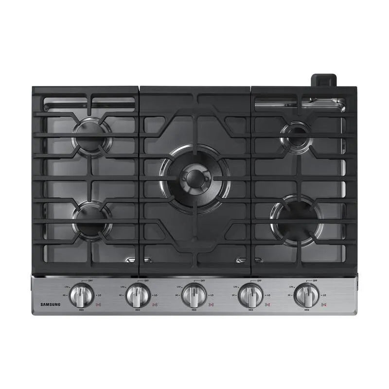 Samsung Gas piano cottura, Acciaio inossidabile, 30 pollici, Wi-Fi, 5 bruciatori, 30 in