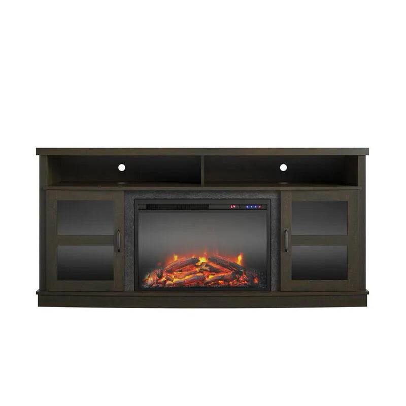 Stand TV Caminetto elettrico, 63 in.