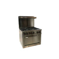 Gamma di gas, 36 in., 4. 5 cu. ft, 6 bruciatore, acciaio inossidabile, progettazione commerciale-classica, 4.5 cu. ft, Acciaio inox, Cucine a gas con forno singolo