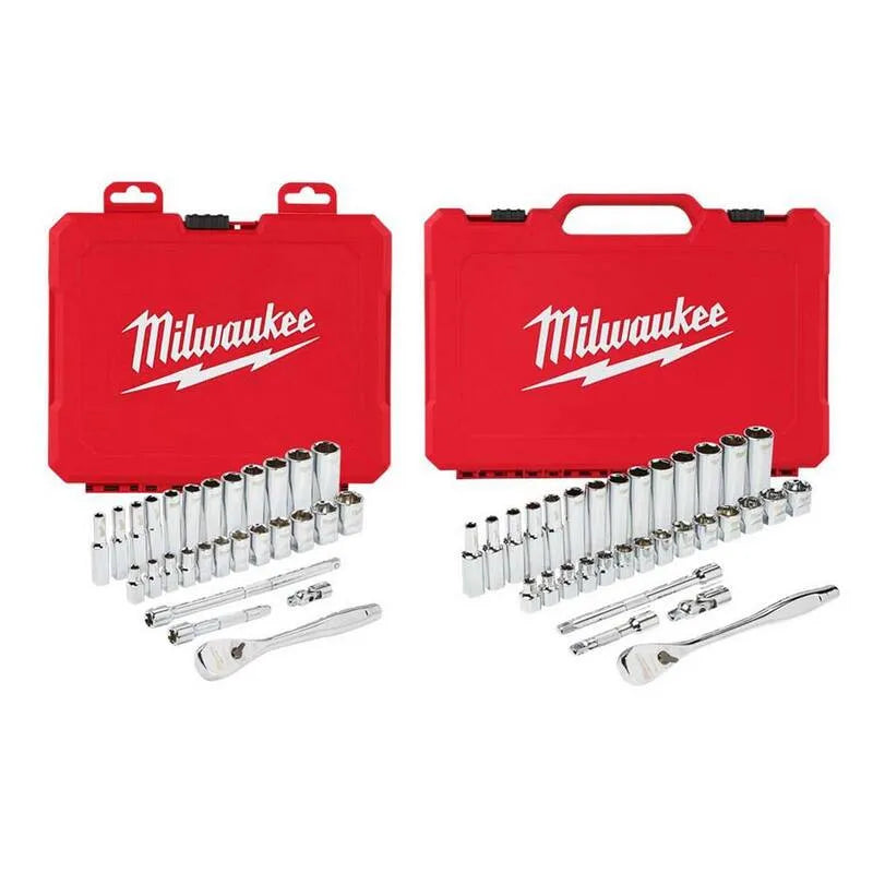 Strumento di meccanica di ratto metrico e di presa di Milwaukee 60 pezzi, 1/4 in., 8 in.