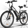 500W/36V/ 500W/36V, 28 in. Bici elettrica per adulti con batteria ebike BK27M Nero, 15Ah, 28 in.