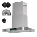 Cappa aspirante, Cappa 900CFM, 30 in., Telecomando, Acciaio inossidabile, Wall-Mountable