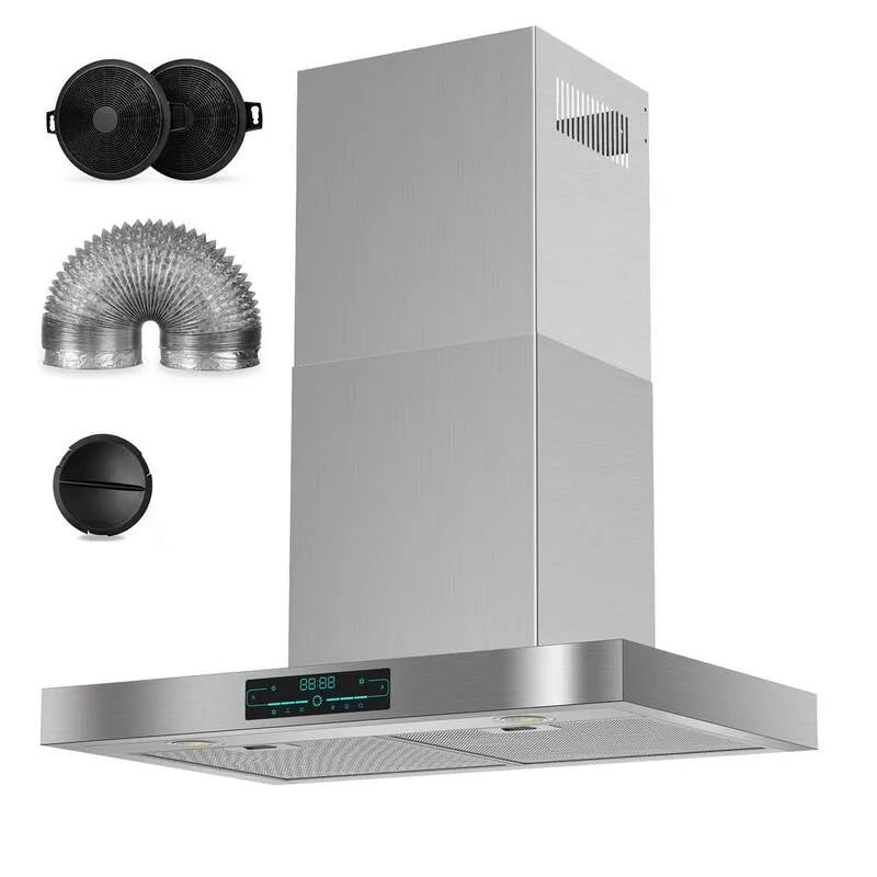 Cappa aspirante, Cappa 900CFM, 30 in., Telecomando, Acciaio inossidabile, Wall-Mountable