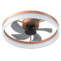 Ventilatore da soffitto, 19. 7 dentro., da interno, con telecomando, oro, a distanza, 19.7 in, Oro rosa, Ventilatori da soffitto con luce