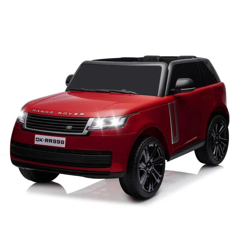24-Volt 24Volt, 3-Speeds, Telecomando, 24Volt ufficialmente concesso in licenza Land Rover Ride su auto, luci LED, rosso