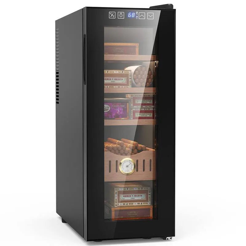 35L elettrico Humidor 100 conteggi sigari Humidor con igrometro, riscaldamento di raffreddamento di controllo