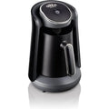 Macchina da caffè a goccia, 4 tazze, Macchina automatica per la produzione di caffè, nero, argento