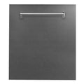 Lavastoviglie 6-Cycle, 24 in., Acciaio inossidabile, Design compatto portatile, Acciaio inox antimpronta, Lavastoviglie da incasso