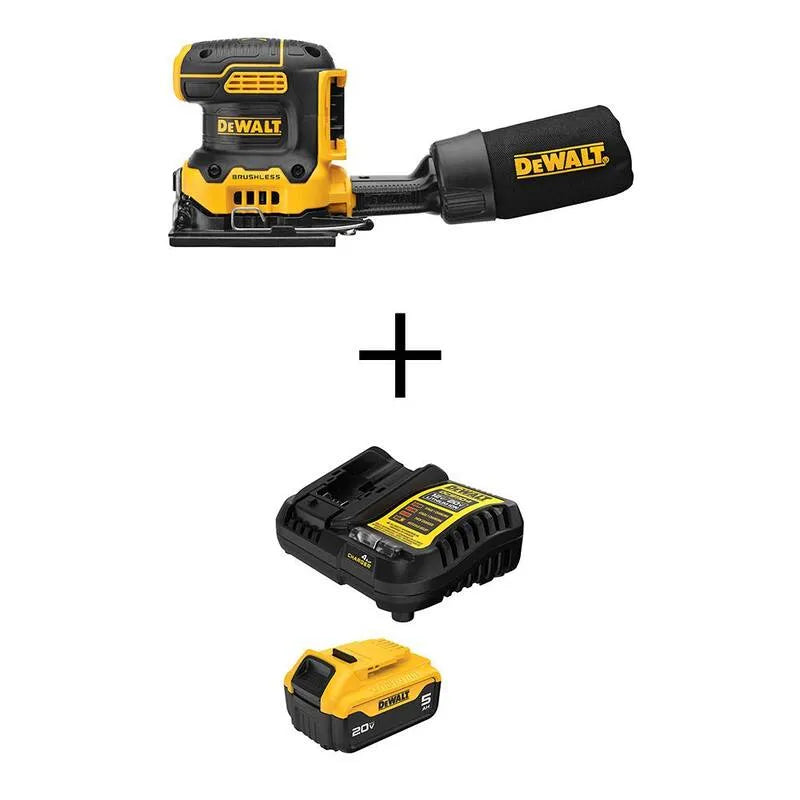 DEWALT XR 5, Design senza fili, 20V, senza spazzole, Velocità variabile, 5 Ah, Batteria, Caricabatteria