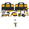 Kit Combo per utensili DEWALT 2. 0Ah, Design senza fili, 20V, 3/8 in., Chiave a Impatto, 2.0Ah