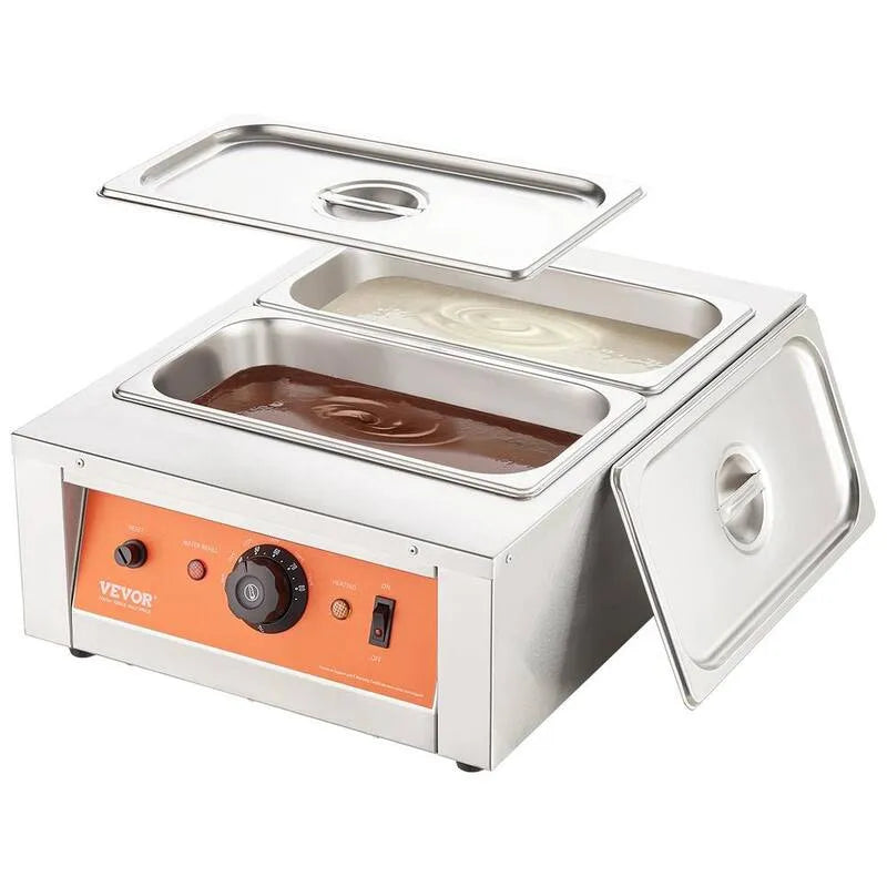 Macchina di temperatura del cioccolato lbs. 2, 1500W, acciaio inossidabile, progettazione commerciale-classica, 17.6 lbs., 17.6 lbs.