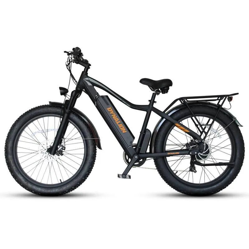 7-velocità, 750W, Alluminio, 26 pollici, Nero/Orange 26 pollici Bici elettrica in alluminio con pneumatici grassi Shimano Derailleur 750W freno motore anteriore e posteriore, 26 Inch