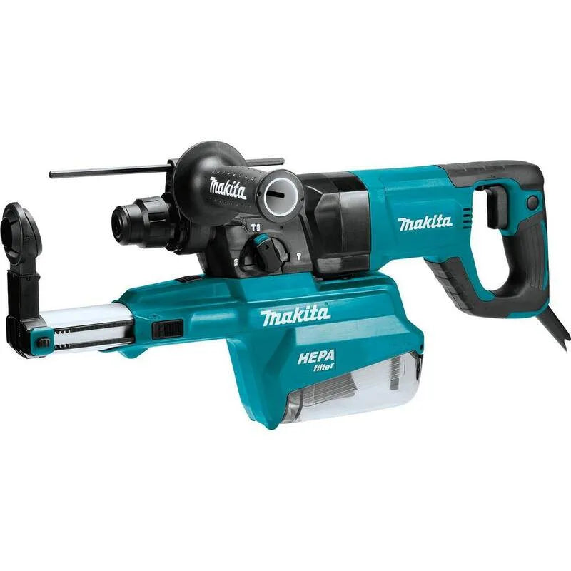 Makita, 1 in., 3-Mode, filtrazione HEPA, 1 in. AVT martello rotante accetta bit SDS-PLUS con estrattore HEPA Dust 3-Mode caso di velocità variabile