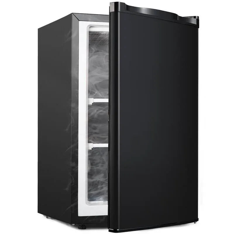 Congelatore verticale, 3. 0 cu. ft, Defrost manuale, Nero, Appliance di stoccaggio congelato, 3.0 cu. ft
