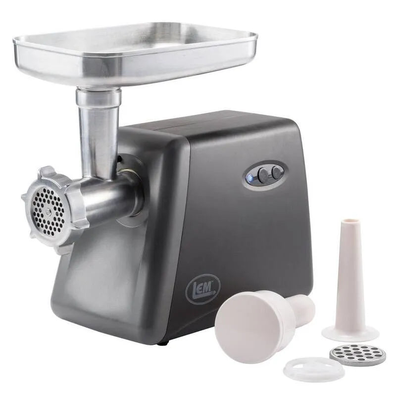 575, #8 575-Watt Matte nero da banco Electric Meat Grinder, Matte nero