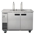 Dispenser a doppia torre, 61 in., 14. 2 cu. ft, 2 barile/cavo, in acciaio inossidabile, 14.2 cu. ft
