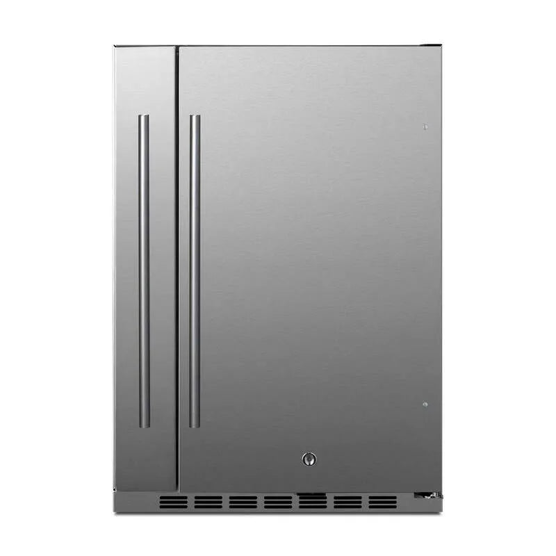 Congelatore, 24 pollici, 3, 1 cu. ft, Acciaio inossidabile, da esterno, Appliance congelata per lo stoccaggio di alimenti, 24 in, 3.1 cu. ft, Acciaio inox, Cucina all'aperto