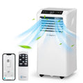 Condizionatore d'aria 6500 BTU Portable, Compact Portable Design, Wi-Fi, Telecomando e Wi-Fi in Bianco, 450 Sq. Ft, 6,500 BTU