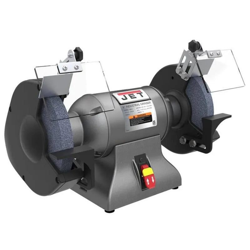 1 HP 10 in. Smerigliatrice per banco per lavorazione del metallo industriale, 115/230-Volt IBG-10, macchina per affilare e rettificare in metallo