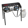 Griglia a gas Propane del bruciatore 2-Burner, Propane liquido, Explorer, Nero