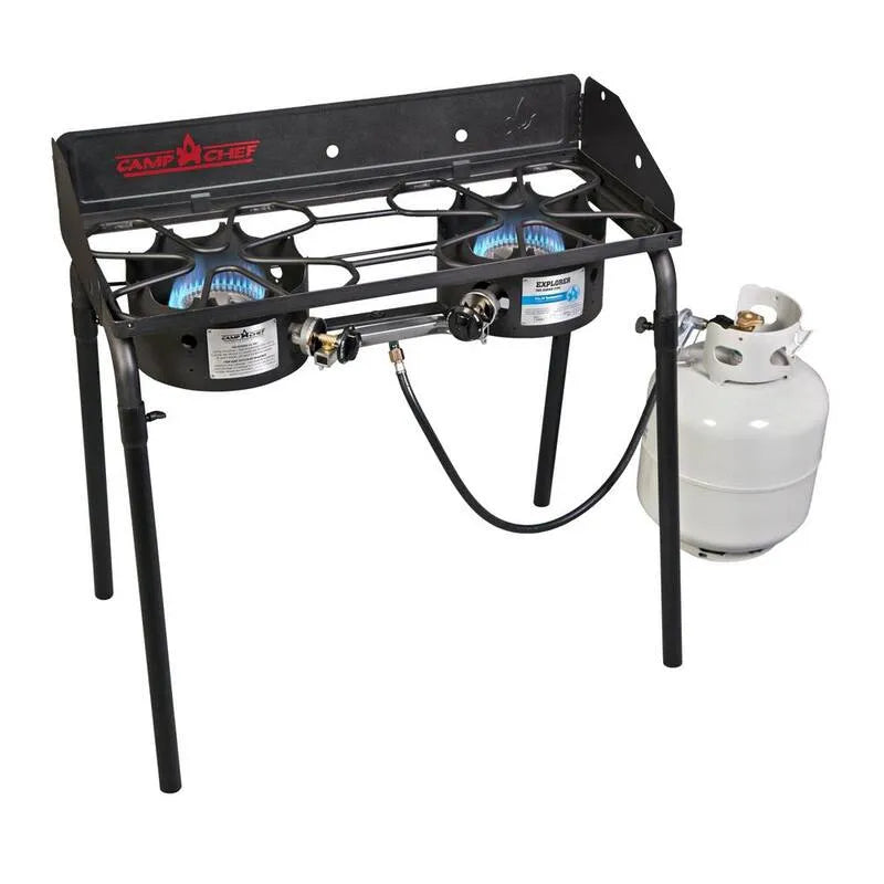 Griglia a gas Propane del bruciatore 2-Burner, Propane liquido, Explorer, Nero