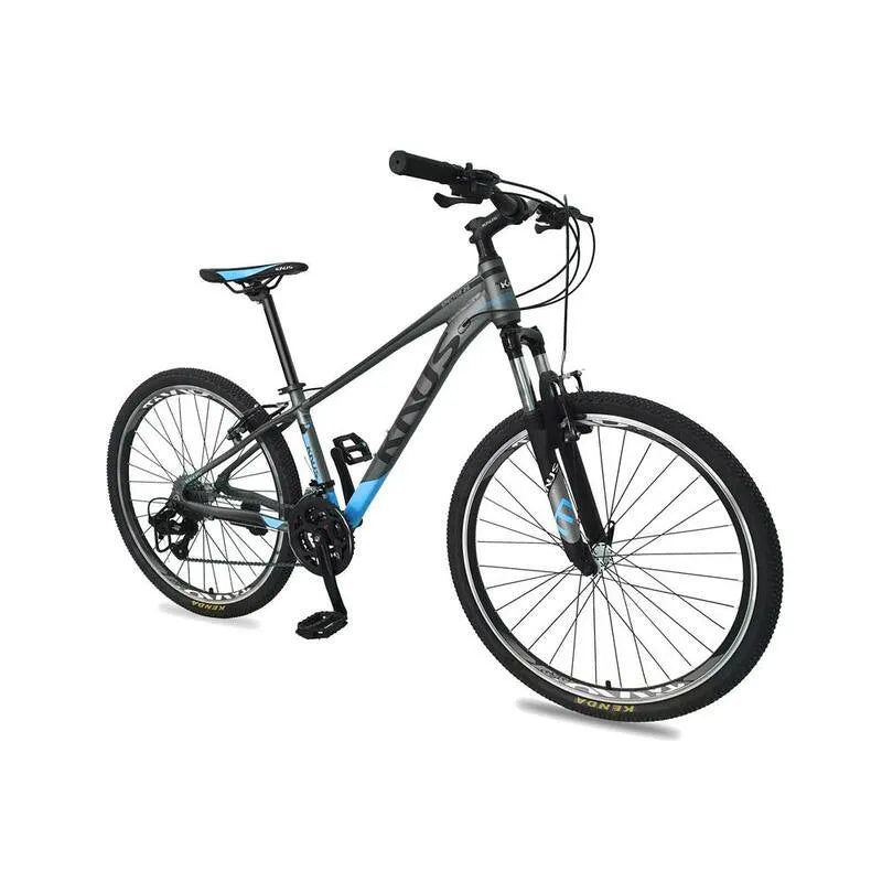 27-velocità, lega di alluminio 27-velocità anteriore sospensione adulto Mountain Bike, 26 in., Blu, Biciclette