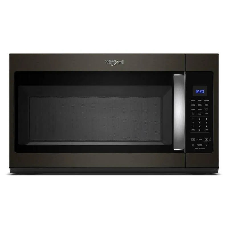 Whirlpool, 1. 9 cu. ft. Over il cucina Microonde in impronte digitali Resistant nero inox, 1.9 cu. ft