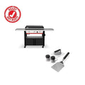 Weber 3-Burner piatto superiore Grill, Propane liquido, 30 in., Nero, grigliate in alto