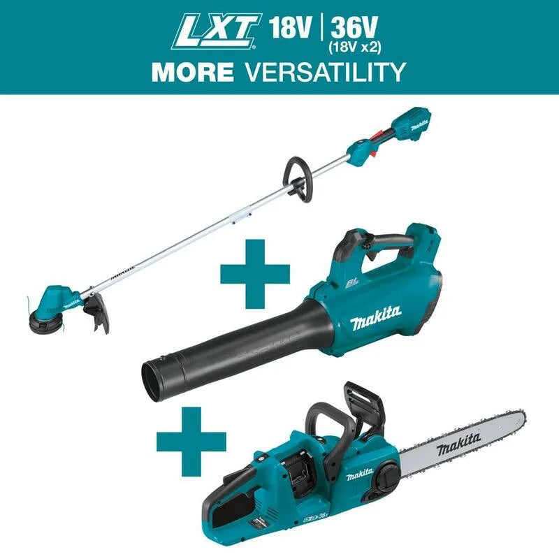 Makita LXT 13 Trimmer senza fili Li-Ion String, Design senza cordone, 13 in., 18V, 36V, Sega a catena, Strumenti-Solo