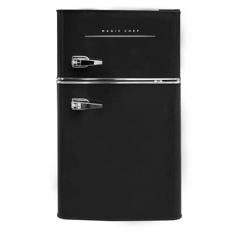 Magic Chef Frigorifero, 3. 2 Cu. Ft, Retro 3. 2 Cu, Nero, 3.2 Cu. Ft