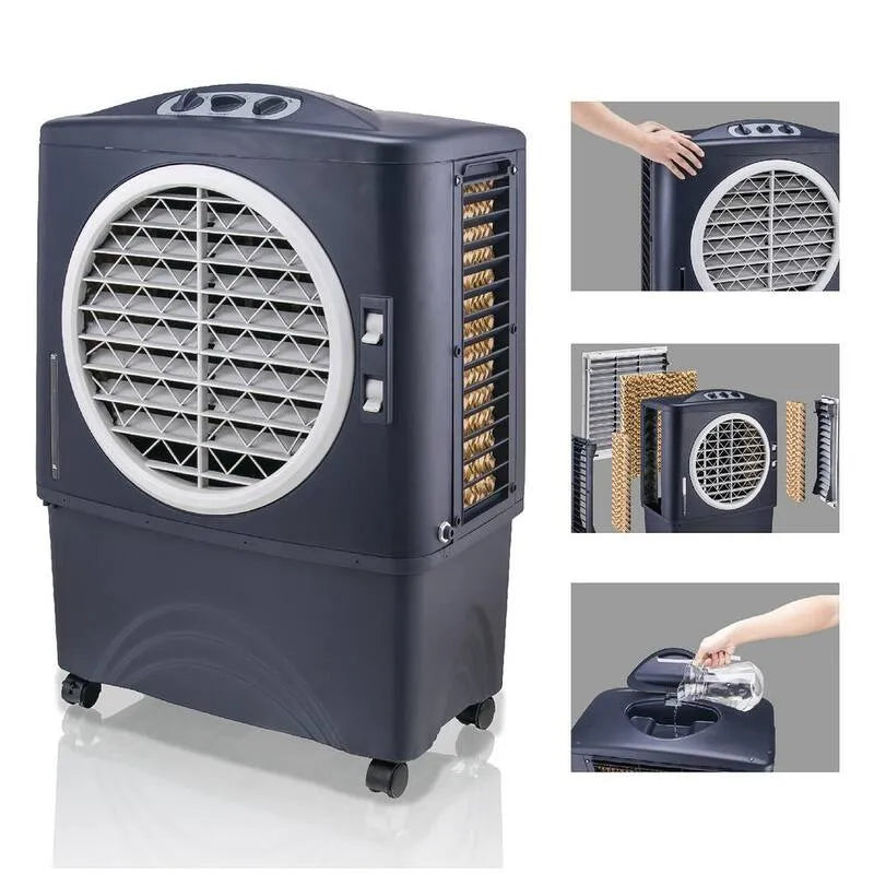 3-velocità, Compact Portable Design, 1062 CFM, per 610 mq, Swamp refrigeratore, con cavo GFCI, Honeywell, da esterno