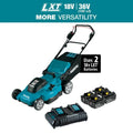Makita 5. 0Ah Mower, 18V, 36V, 21 in., Design senza fili, 18V X2, 5.0Ah