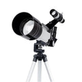 Telescopio per bambini e principianti, 70 mm, Design compatto portatile, bianco