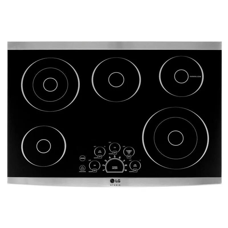 LG Electric piano cottura, Touch Controls, Acciaio inossidabile, 30 in., 5 bruciatore
