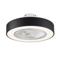 Ventilatore da soffitto, 21. 6 in., Telecomando, da interno, con telecomando, Nero, 21.6 in