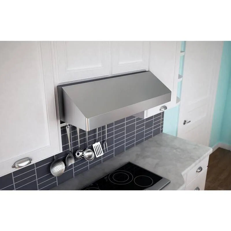 Cappa aspirante, Cappa, 36 in., Acciaio inossidabile, Ventilazione della cucina e sistema di scarico di cottura, Sotto gabinetto, Acciaio inox, Cappe sottopensile