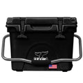 ORCA COOLERS, 20 qt. Raffreddatore a maniche corte in nero, Frigoriferi portatili a pozzetto