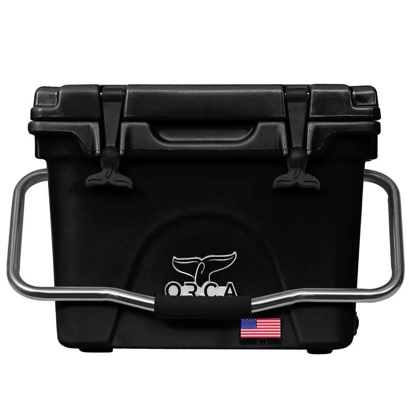 ORCA COOLERS, 20 qt. Raffreddatore a maniche corte in nero, Frigoriferi portatili a pozzetto